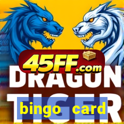 bingo card generator with pictures